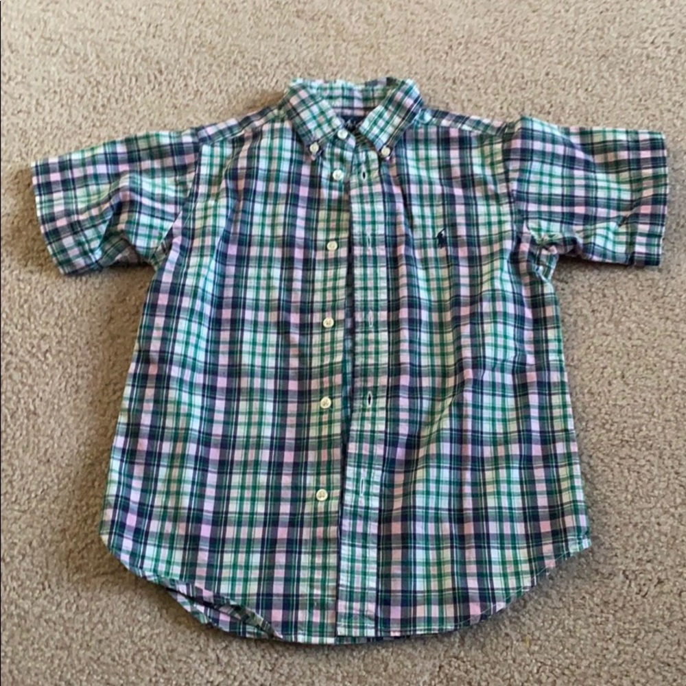 Kids Ralph Lauren Button Down Long Sleeve Shirt